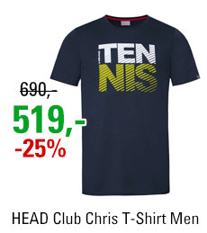 HEAD Club Chris T-Shirt Men Dark Blue