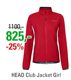 HEAD Club Jacket Girl Red