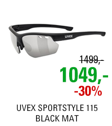 UVEX SPORTSTYLE 115, BLACK MAT