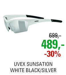 UVEX SUNSATION, WHITE BLACK/SILVER