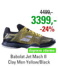 Babolat Jet Mach II Clay Men Yellow/Black