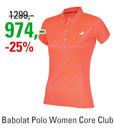 Babolat Polo Women Core Club Fluo Red