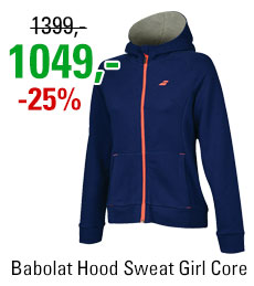 Babolat Hood Sweat Girl Core Estate Blue