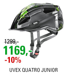 UVEX HELMA QUATRO JUNIOR, ANTHRACITE-GREEN 2019