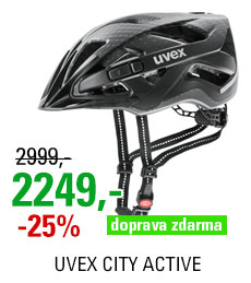 UVEX HELMA CITY ACTIVE, BLACK MAT 2019