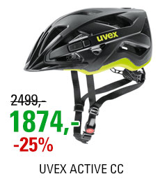 UVEX HELMA ACTIVE CC, BLACK-YELLOW MAT 2019