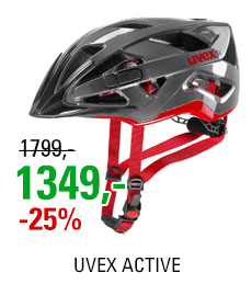 UVEX ACTIVE, ANTRACITE RED 2019