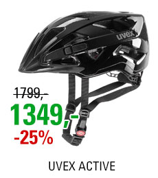 UVEX ACTIVE, BLACK SHINY 2019