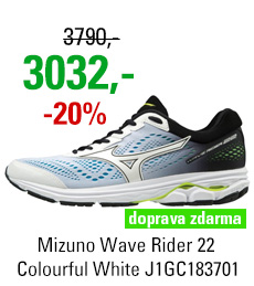 Mizuno Wave Rider 22 - Colourful White J1GC183701