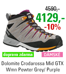 Dolomite Crodarossa Mid GTX Women Pewter Grey/Pansy Purple