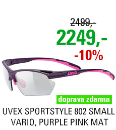 UVEX BRÝLE SPORTSTYLE 802 SMALL VARIO, PURPLE PINK MAT