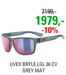 UVEX BRÝLE LGL 36 CV, GREY MAT