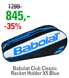 Babolat Club Classic Racket Holder X5 Blue 2018