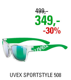 UVEX SPORTSTYLE 508 CLEAR GREEN/GREEN MIRROR
