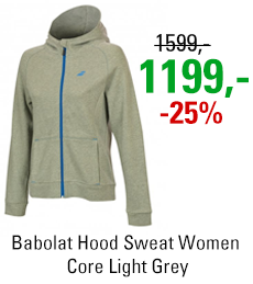 Babolat Hood Sweat Women Core Light Grey