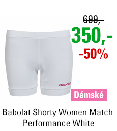 Babolat Shorty Women Match Performance White