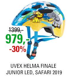 UVEX HELMA FINALE JUNIOR LED, SAFARI 2019