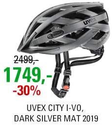 UVEX CITY I-VO, DARK SILVER MAT 2019