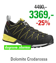Dolomite Crodarossa Black/Lime Green