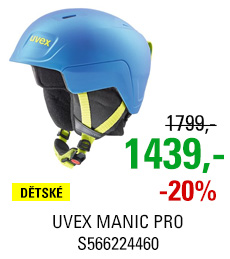 UVEX MANIC PRO blue-lime mat S566224460