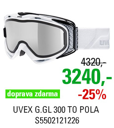 UVEX G.GL 300 TAKE OFF POLA OTG white/mir silver pola brown/clear S5502121226