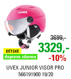 UVEX JUNIOR VISOR PRO pink mat S566191900 19/20