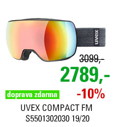 UVEX COMPACT FM black mat/mir rainbow rose S5501302030 19/20