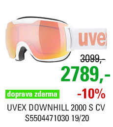 UVEX DOWNHILL 2000 S CV white/mir rose colorvision orange S5504471030 19/20