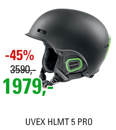 UVEX HLMT 5 PRO black-green mat S566146270 16/17