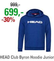 HEAD Club Byron Hoodie Junior Royal/White