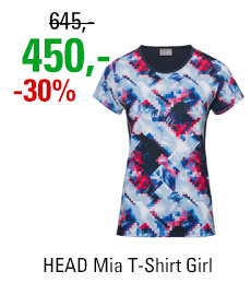 HEAD Mia T-Shirt Girl Royal/Dark Blue