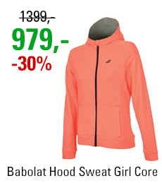 Babolat Hood Sweat Girl Core Fluo Pink