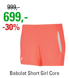 Babolat Short Girl Core Fluo Red