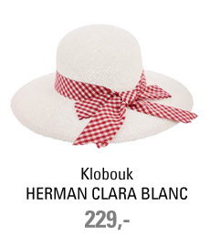 Klobouk HERMAN CLARA 350 BLANC