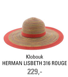 Klobouk HERMAN LISBETH 316 ROUGE