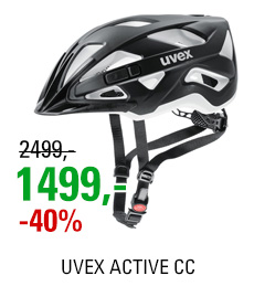 UVEX HELMA ACTIVE CC, BLACK-WHITE MAT