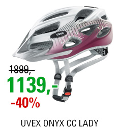 UVEX HELMA ONYX CC LADY, WHITE-RED MAT