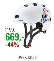 UVEX HELMA KID 3, WHITE SKATE