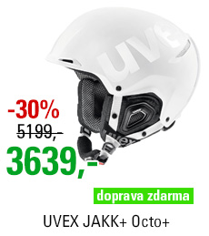 UVEX JAKK+ Octo+ white mat shiny S566182110 19/20