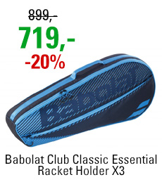 Babolat Club Classic Essential Racket Holder X3 Black/Blue