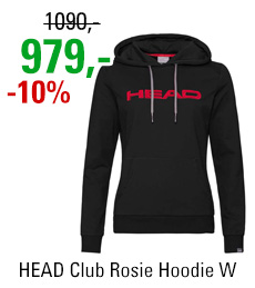 HEAD Club Rosie Hoodie Women Black/Red