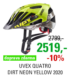 UVEX QUATRO, DIRT NEON YELLOW 2020