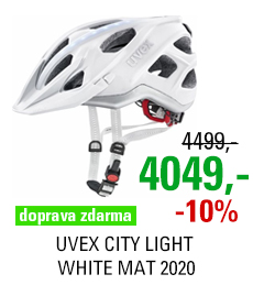 UVEX CITY LIGHT, WHITE MAT 2020