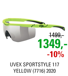 UVEX SPORTSTYLE 117, YELLOW (7716) 2020