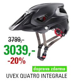 UVEX QUATRO INTEGRALE, BLACK MAT 2020