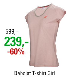 Babolat T-shirt Girl Core Light Pink