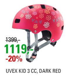 UVEX KID 3 CC, DARK RED 2020