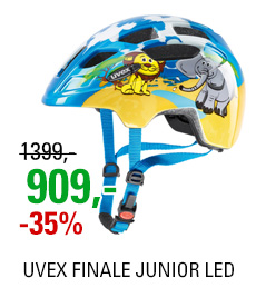 UVEX HELMA FINALE JUNIOR LED, SAFARI 18/19