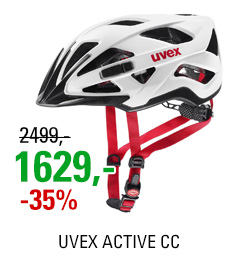 UVEX HELMA ACTIVE CC, WHITE BLACK-RED MAT 18/19