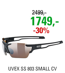 UVEX BRÝLE SPORTSTYLE 803 SMALL CV (ColorVision), BLACK MAT (2291)
